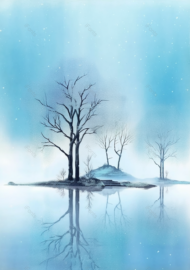 国风山水雪景插画背景,插画/手绘图,插画/手绘图库,插画/手绘图下载,插画/手绘